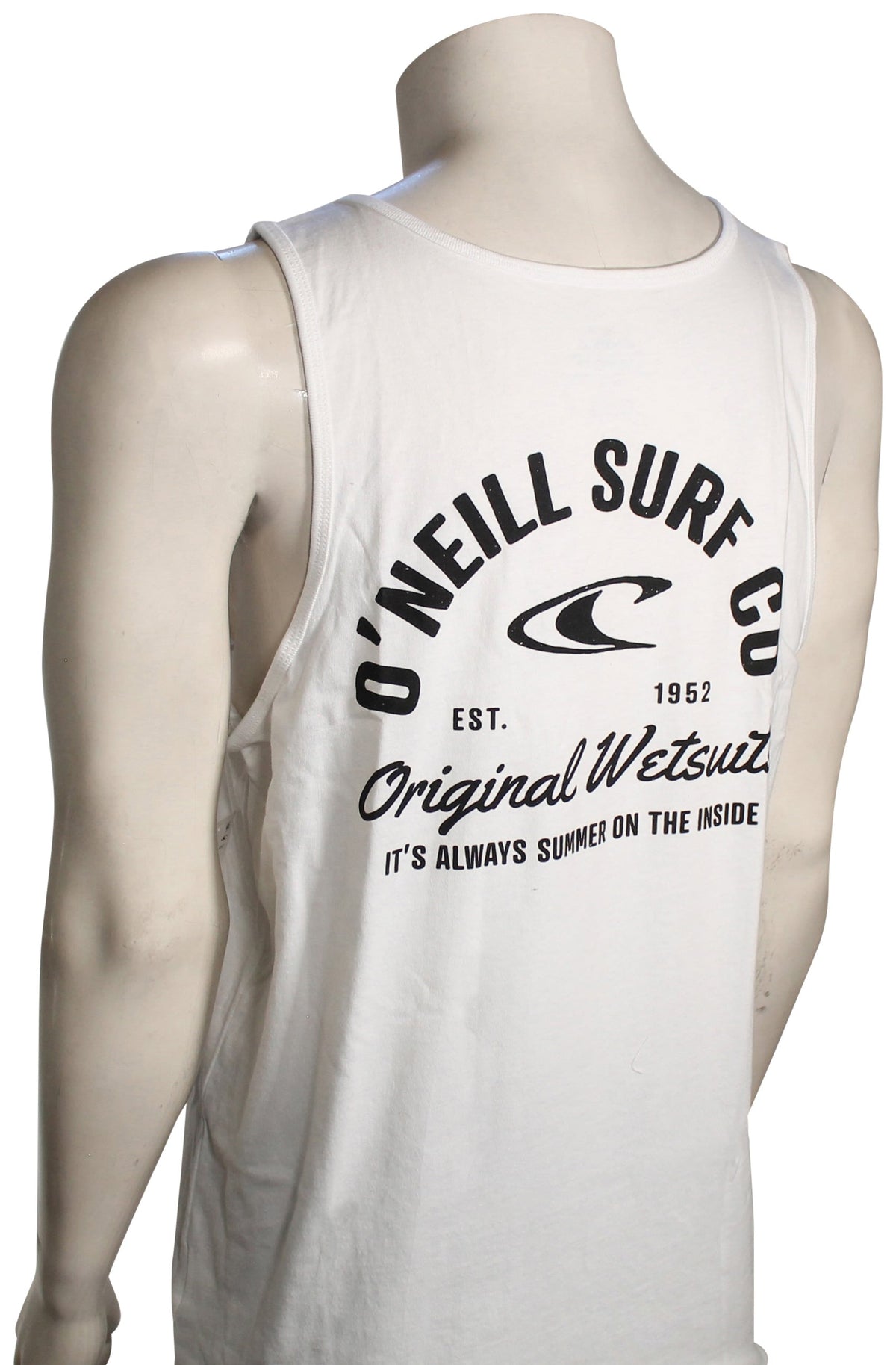 O'Neill Rocker Tank - White – back view