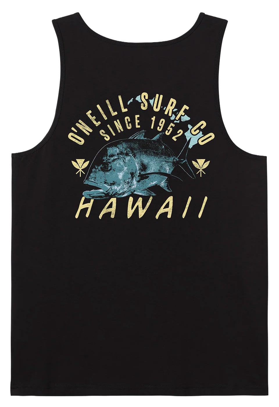O'Neill Hawaii Trevally Men's Tank - Black – back view