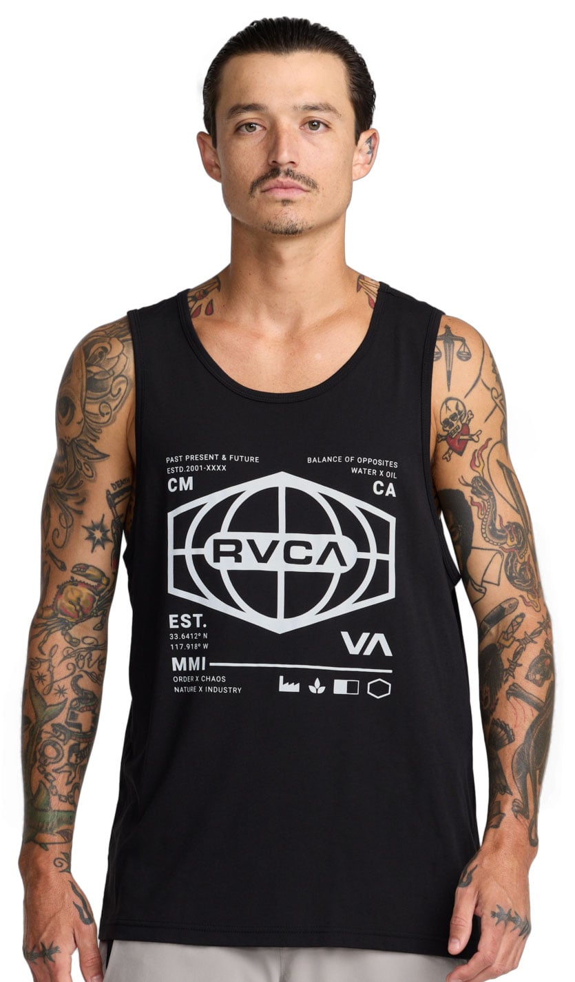 RVCA World Hex Men's Tank - Black