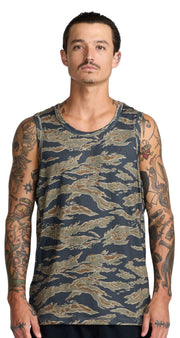 RVCA Sport Vent Men's Performance Tank - Tiger Camo