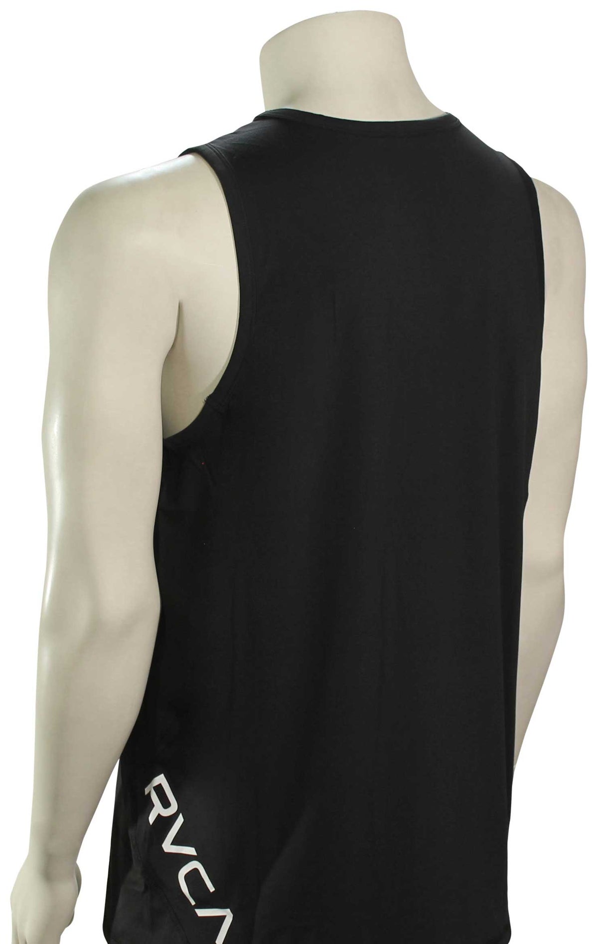 RVCA Sport Vent Performance Tank - Black – back view