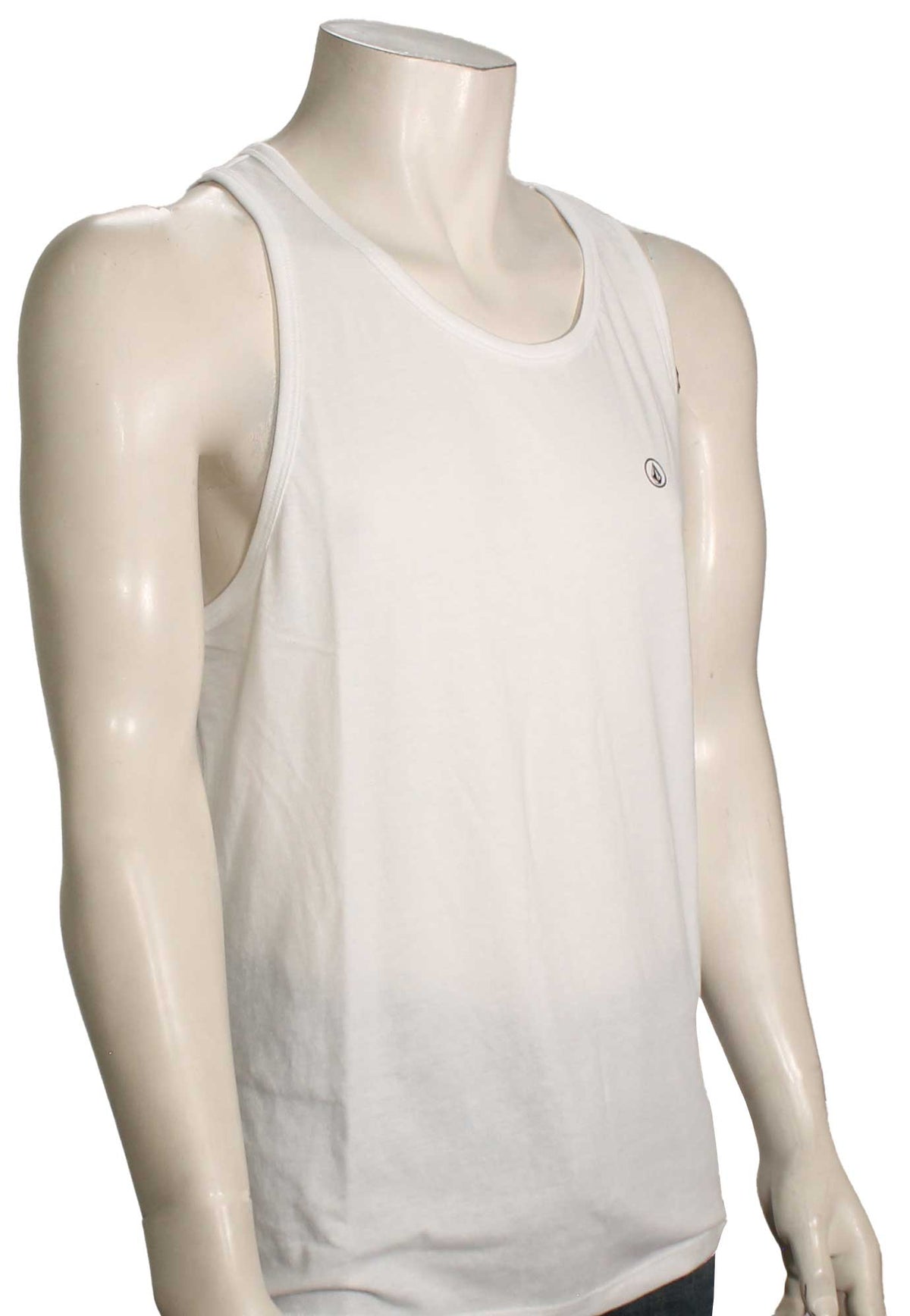 Volcom Solid Heather Tank - White