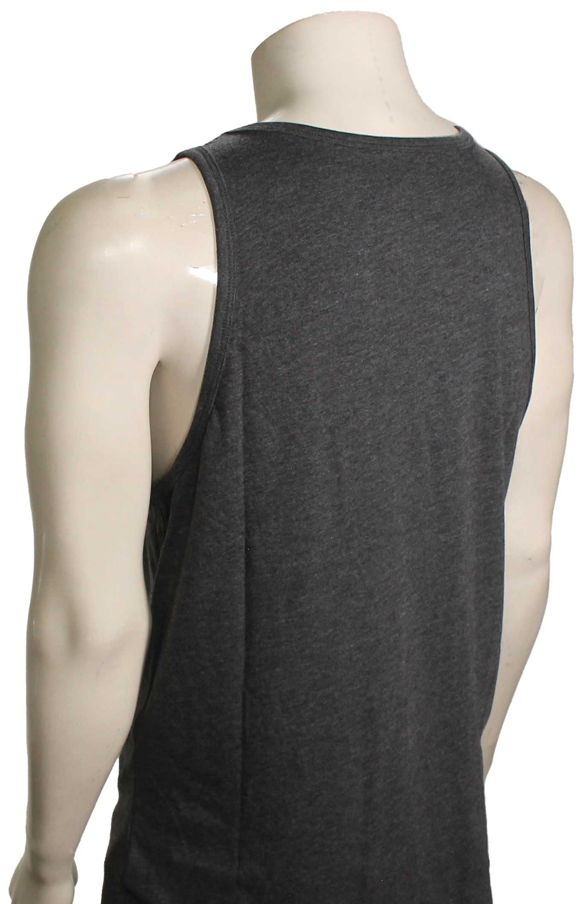 Volcom Solid Heather Tank - Dark Black Heather – back view