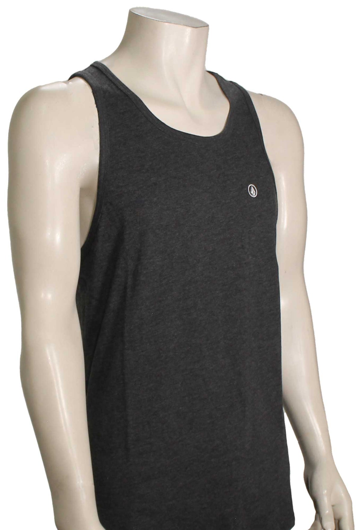 Volcom Solid Heather Tank - Dark Black Heather