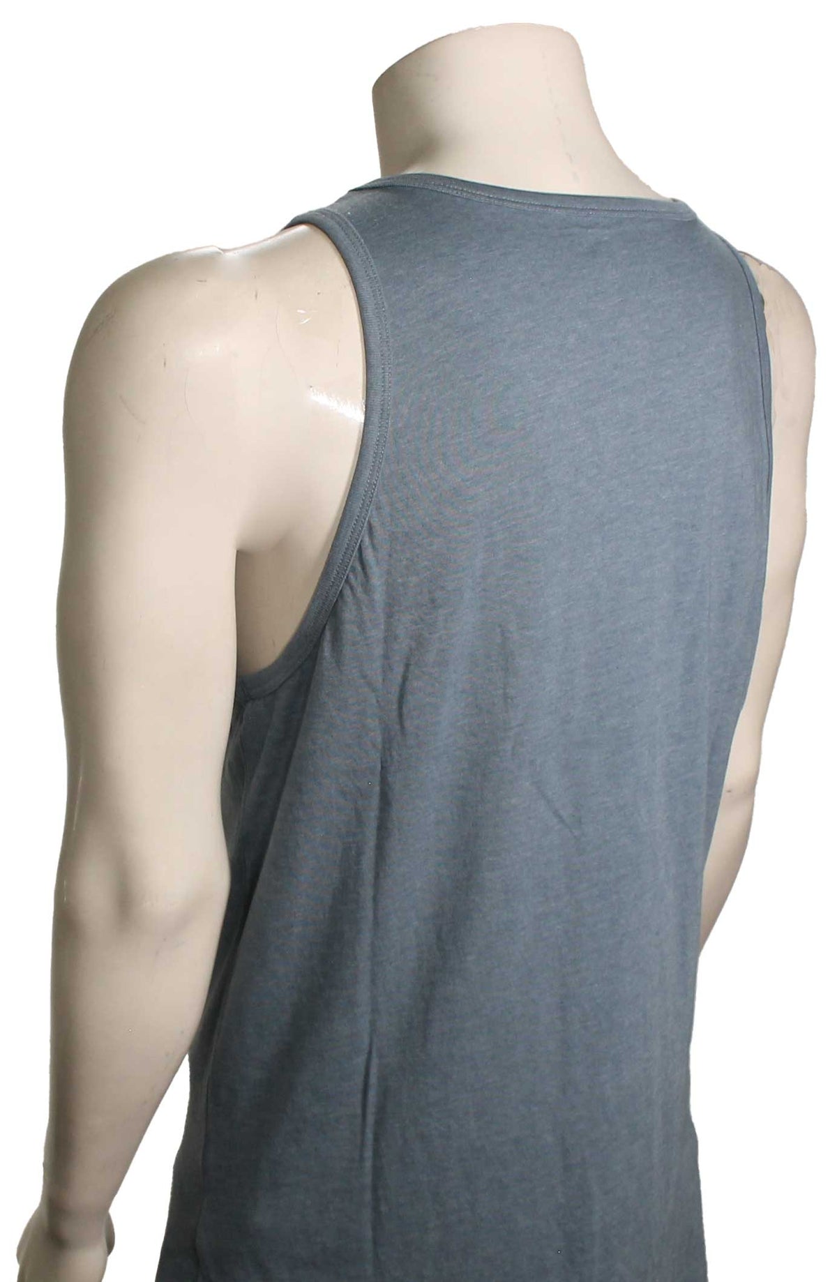 Volcom Solid Heather Tank - Stone Blue – back view