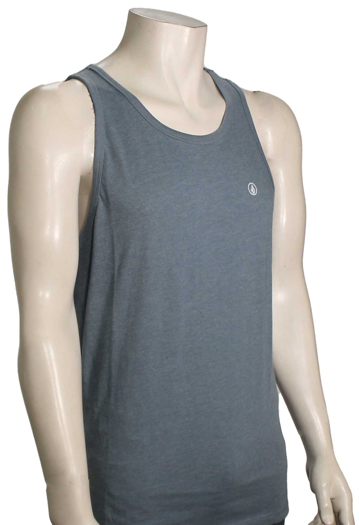 Volcom Solid Heather Tank - Stone Blue