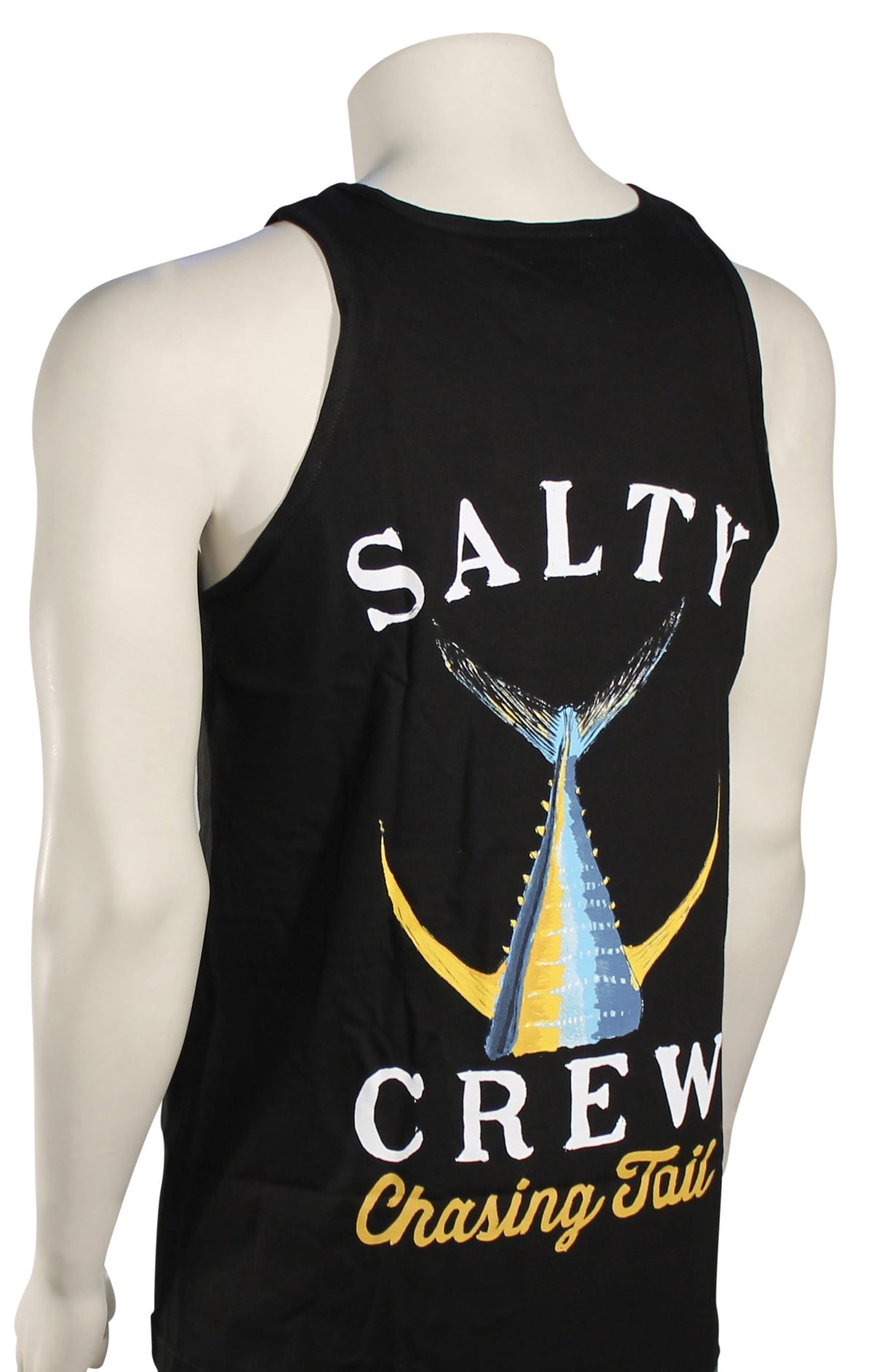 Salty Crew Tailed Tank - Black – back view