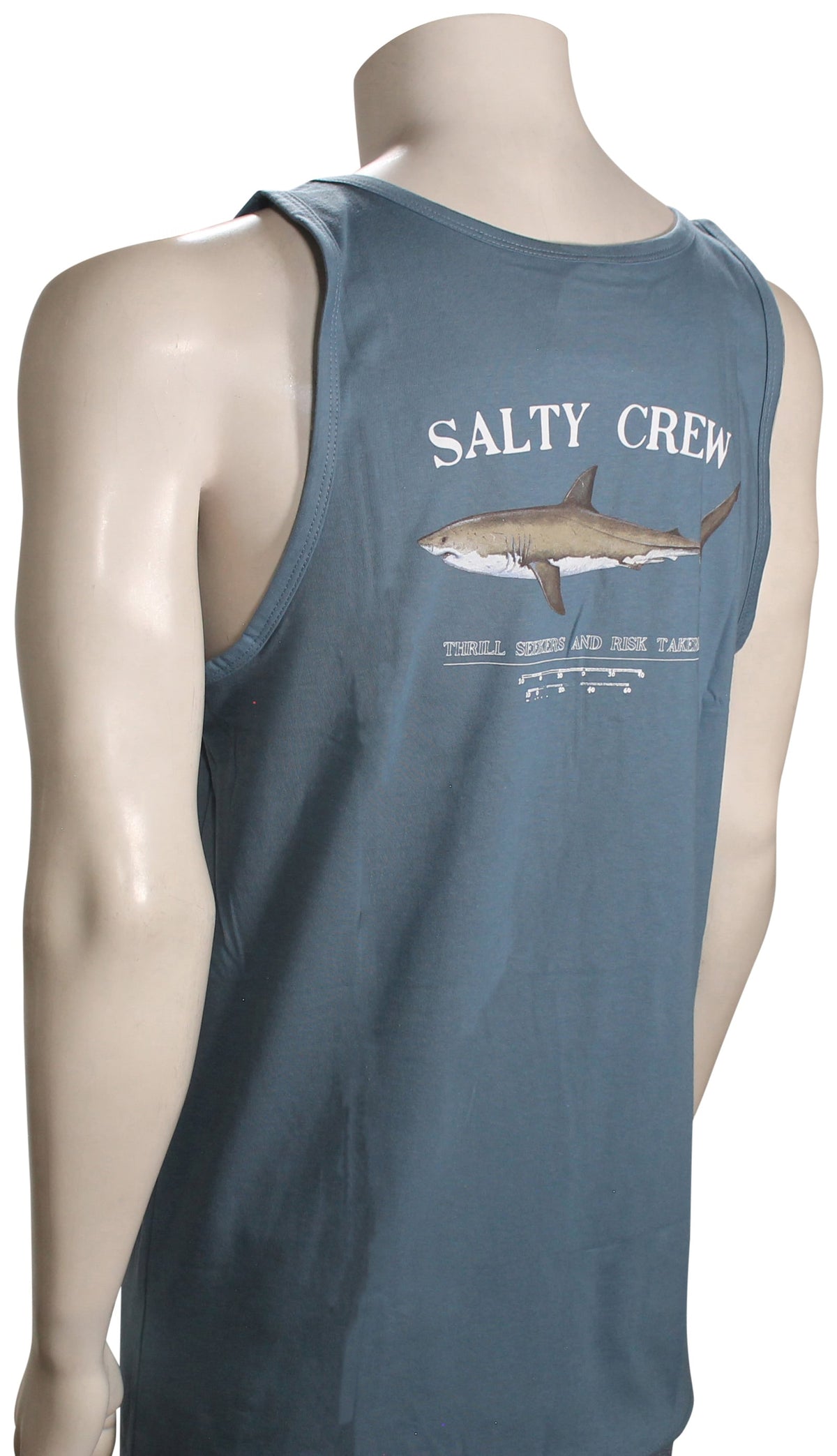 Salty Crew Bruce Tank - Slate – back view