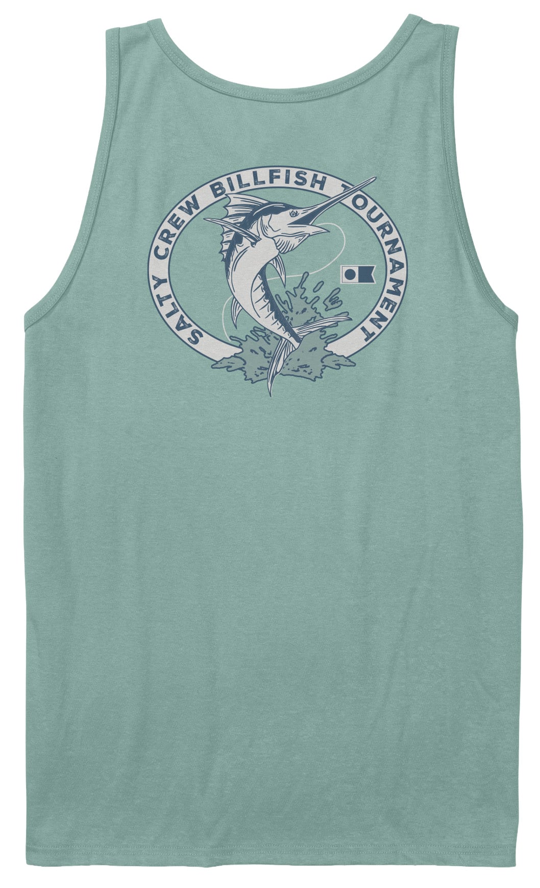 Salty Crew Shootout Tank - Mackarel – back view