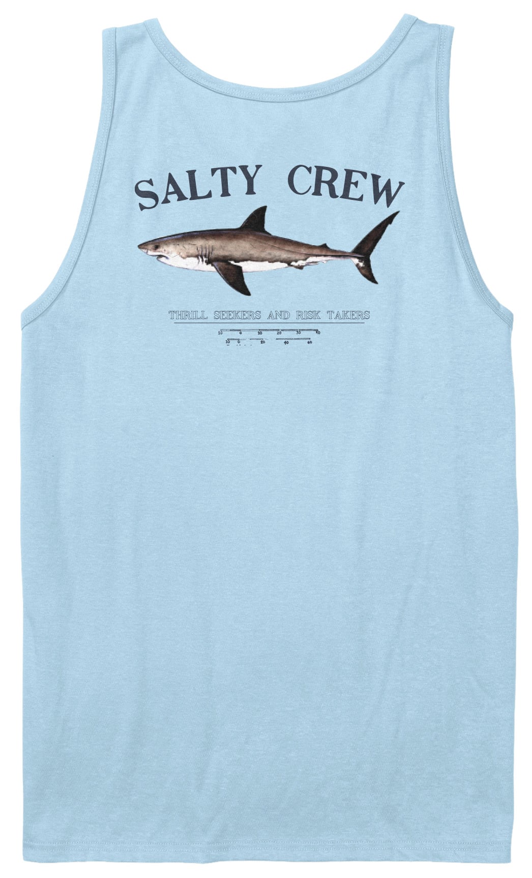 Salty Crew Bruce Tank - Clear Sky – back view