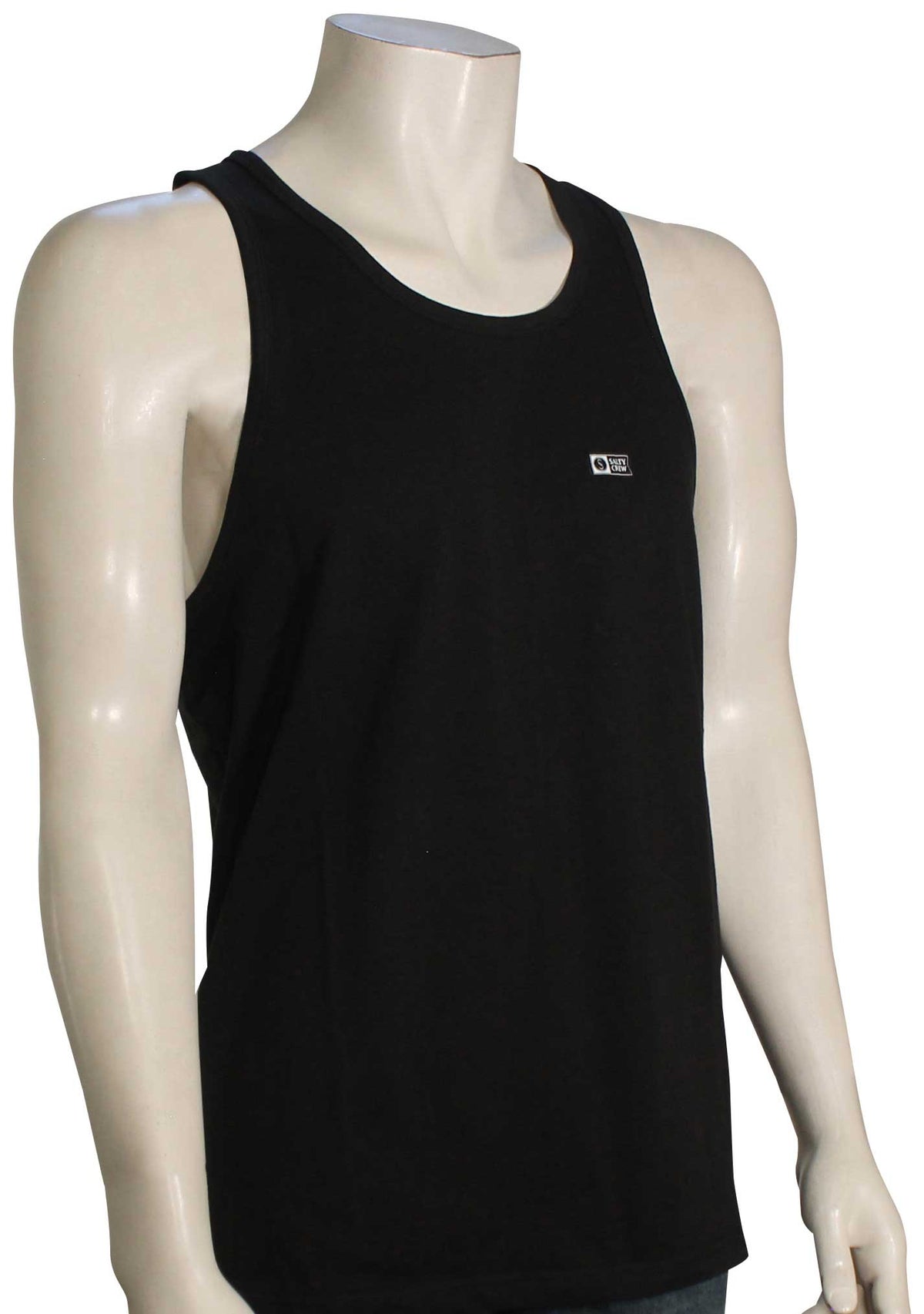 Salty Crew Bare Bones Tank - Black
