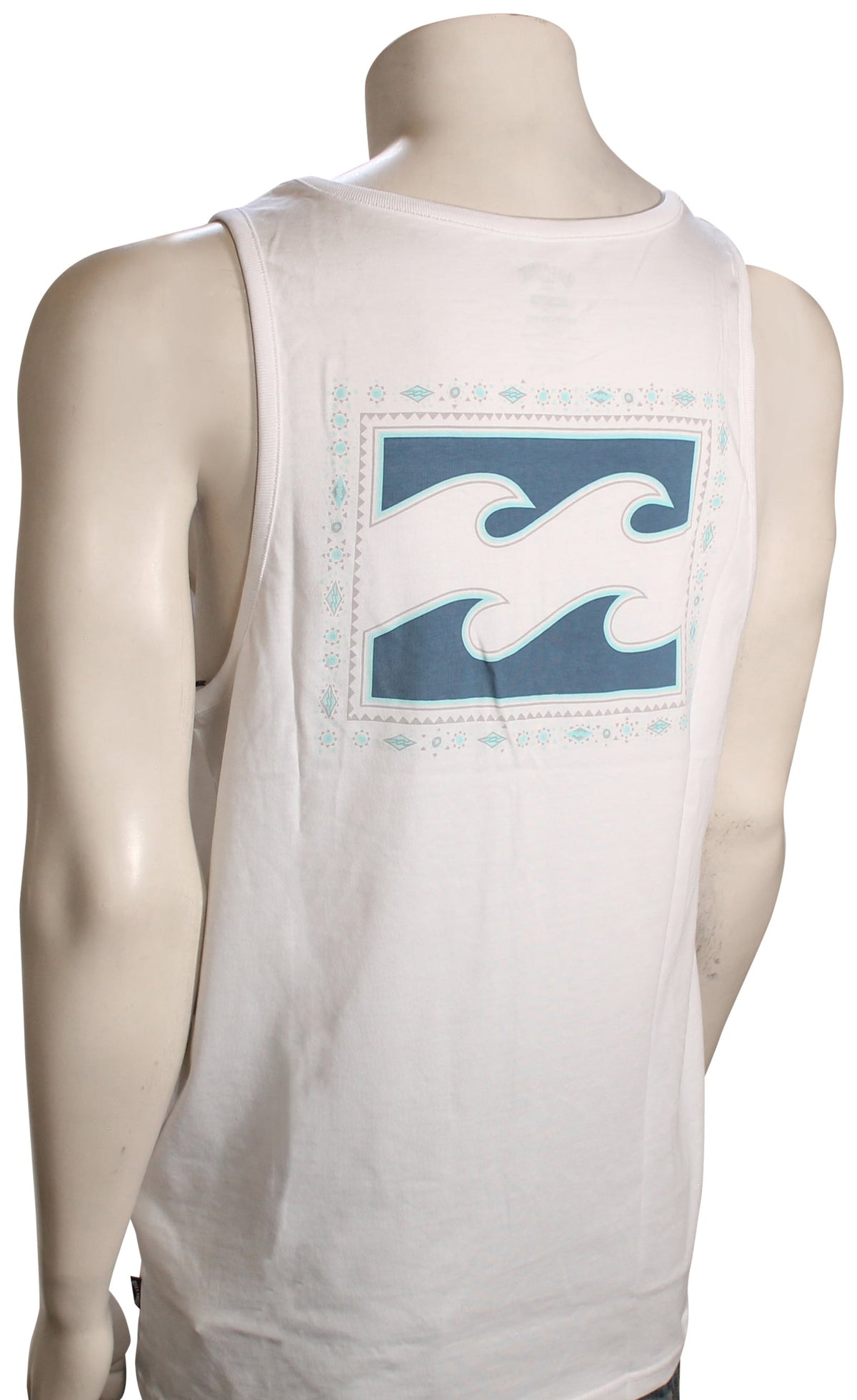 Billabong Crayon Wave Tank - White – back view