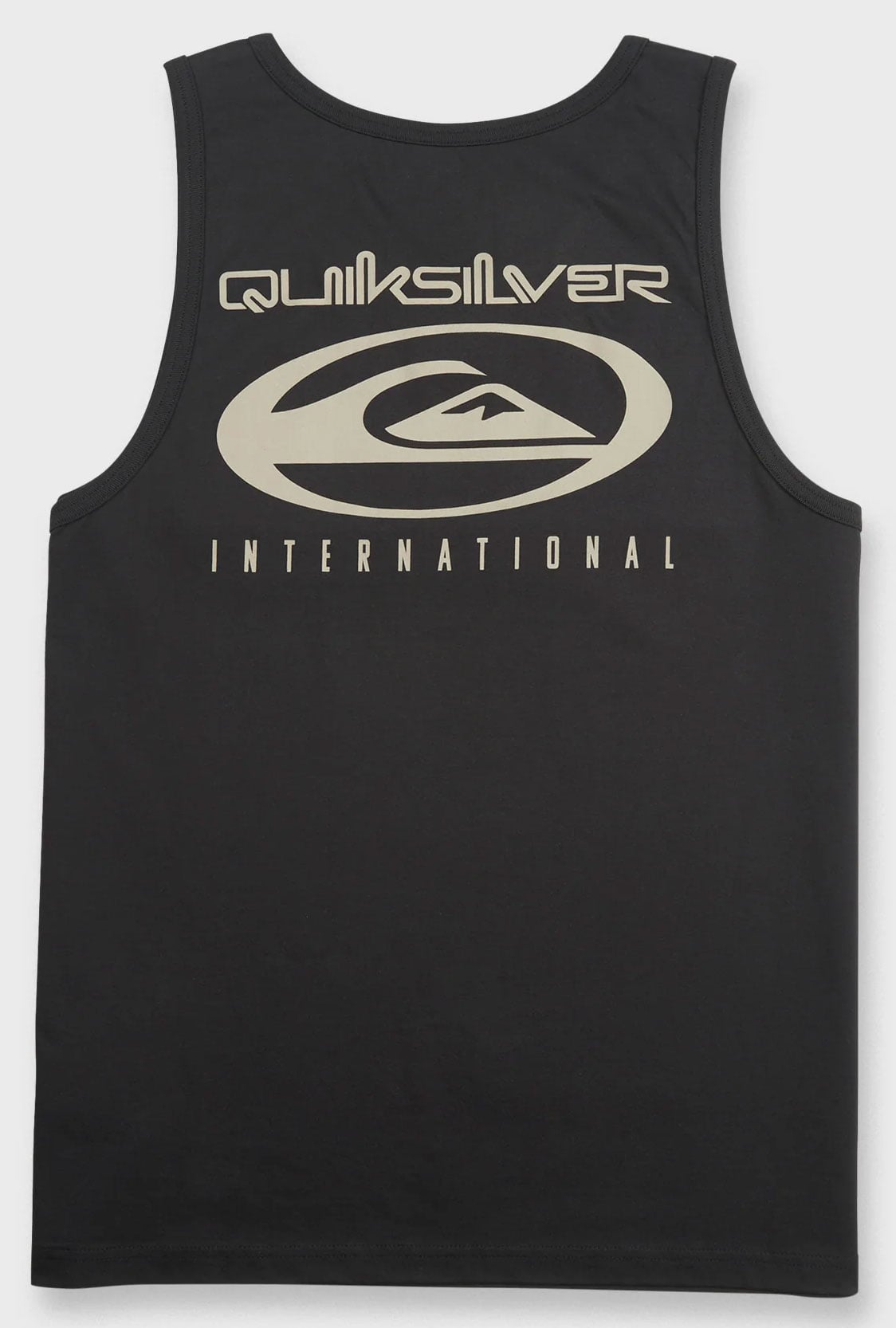 Quiksilver Men's QS International Tank Top - Regular Fit, Black – back view