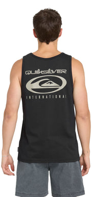 Quiksilver Men's QS International Tank Top - Regular Fit, Black