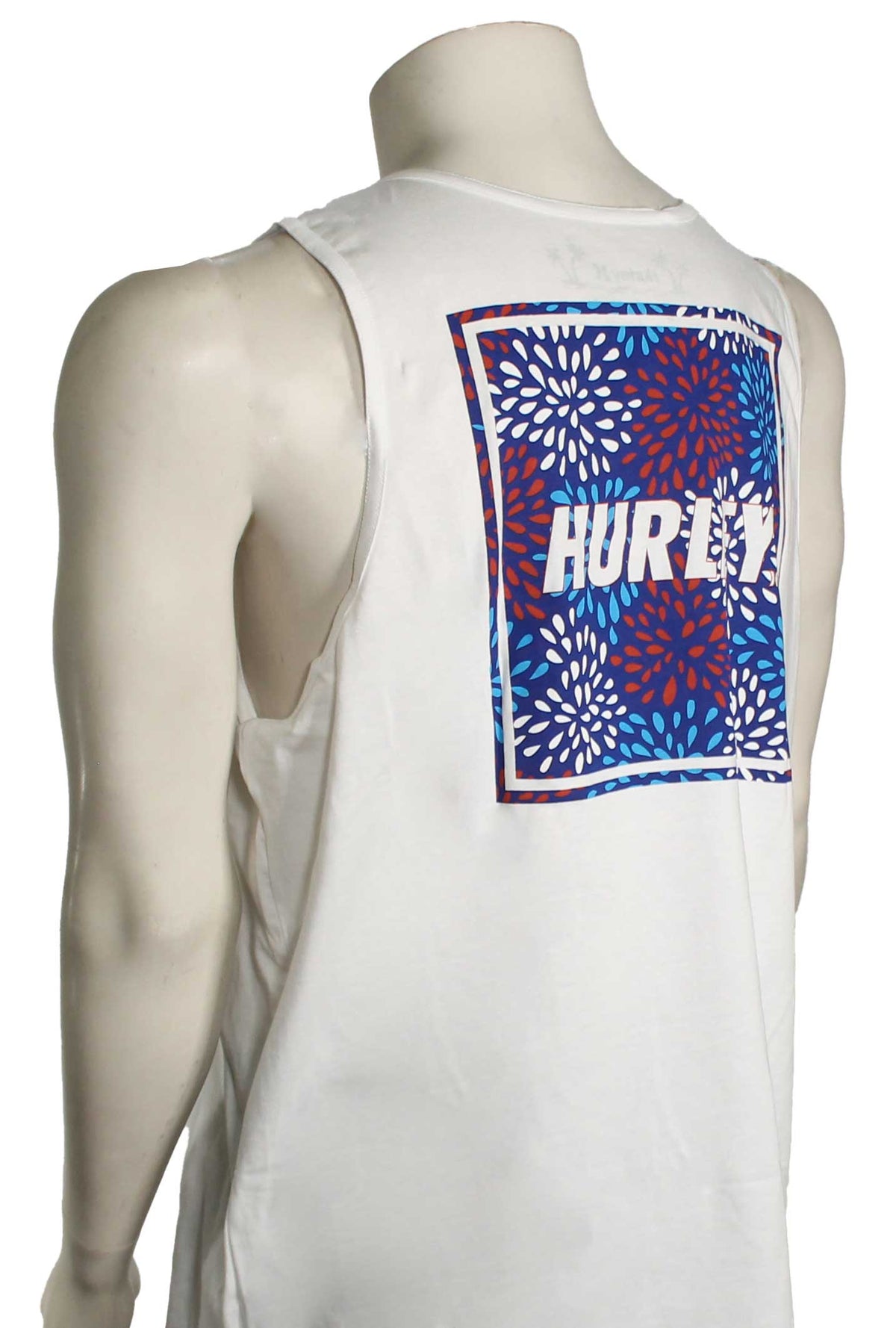 Hurley Everyday Four Corners Tank - White – back view