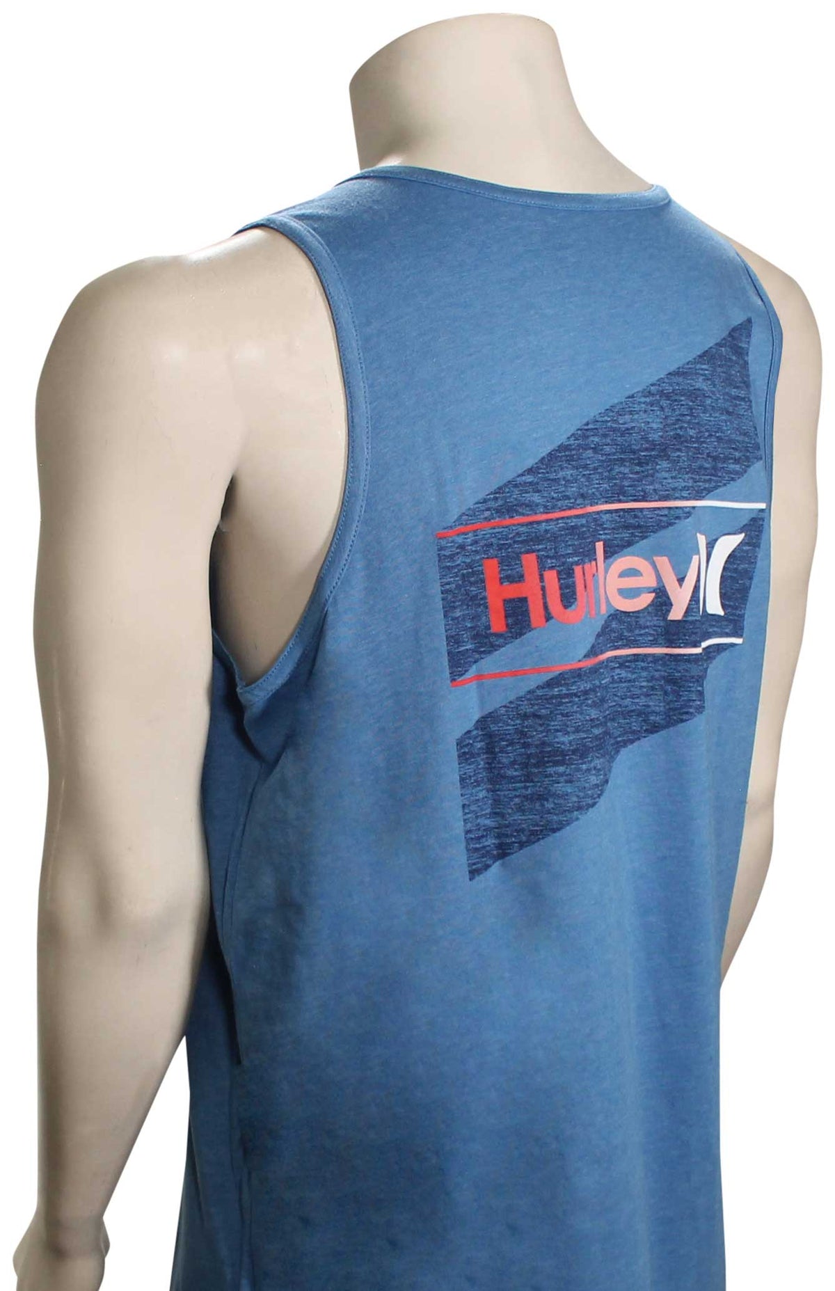 Hurley One and Only Slashed Tank - Seaview Heather - L