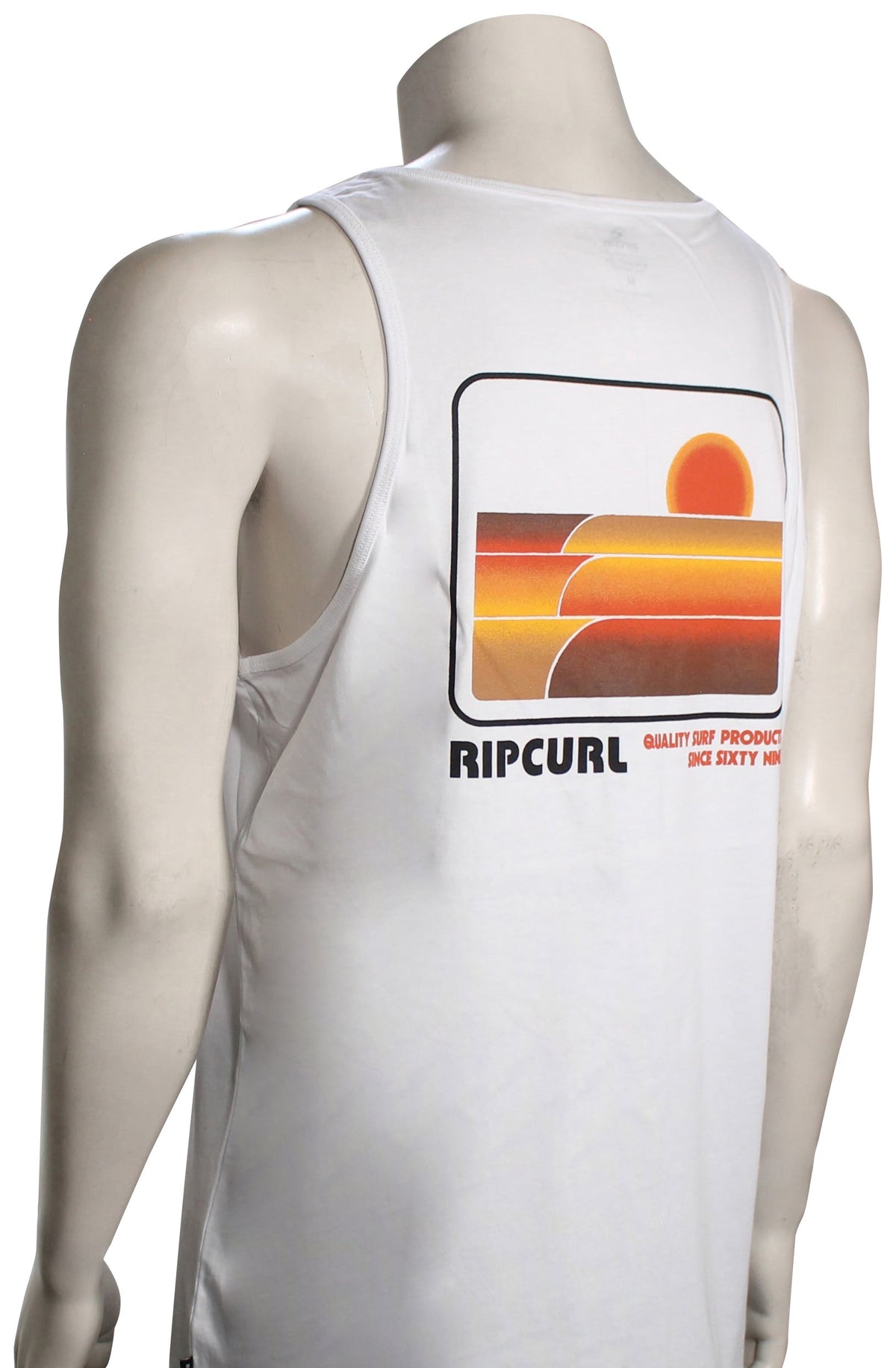 Rip Curl Surf Revival Peaking Tank - White – back view