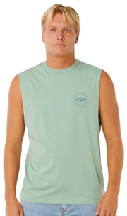 Rip Curl Staple Men's Muscle Tank - Aloe