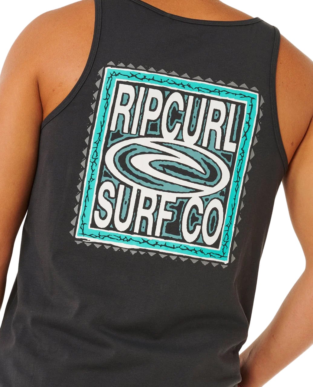 Rip Curl Trad Men's Tank - Washed Black – alternate view 1