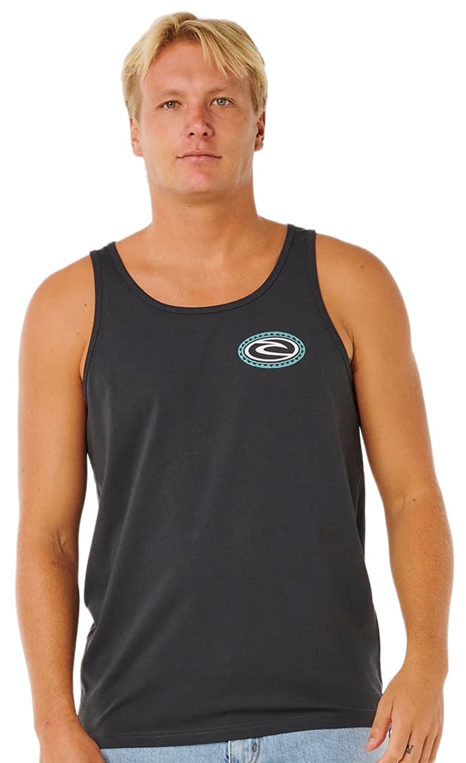 Rip Curl Trad Men's Tank - Washed Black