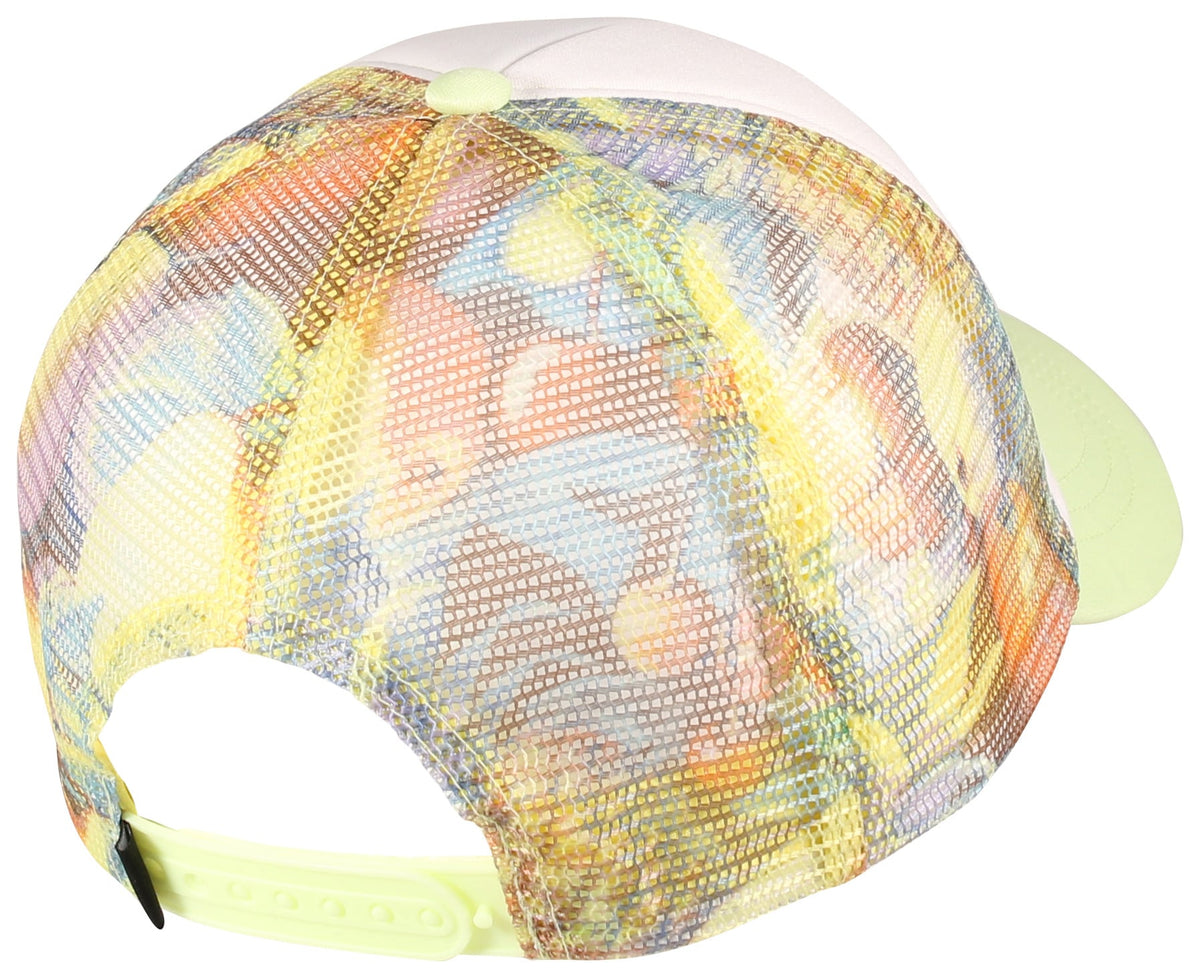 Roxy Donut Spain Women's Trucker Hat - Yellow – back view