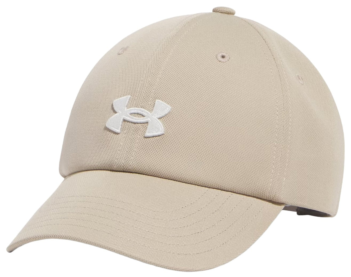 Under Armour Blitzing Adjustable Women's Hat - City Khaki / White Quartz
