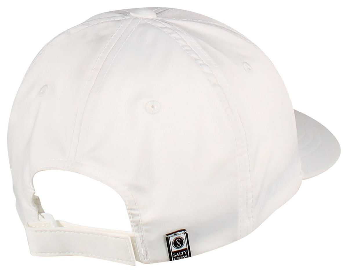 Salty Crew Alpha Tech Women's Hat - White – back view