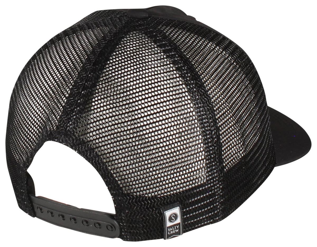 Salty Crew Catch of The Day Women's Trucker Hat - Black – back view
