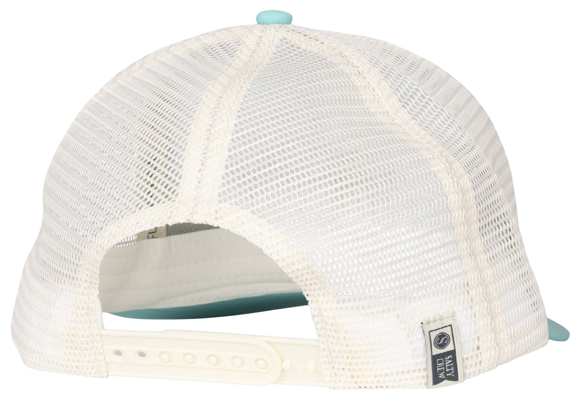 Salty Crew Bruce Retro Women's Trucker Hat - Turquoise – back view