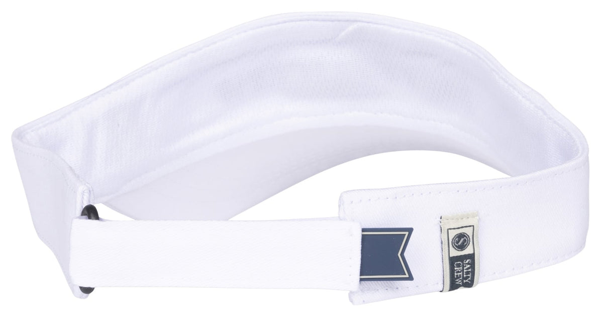 Salty Crew Deep Sea Women's Visor - White – back view