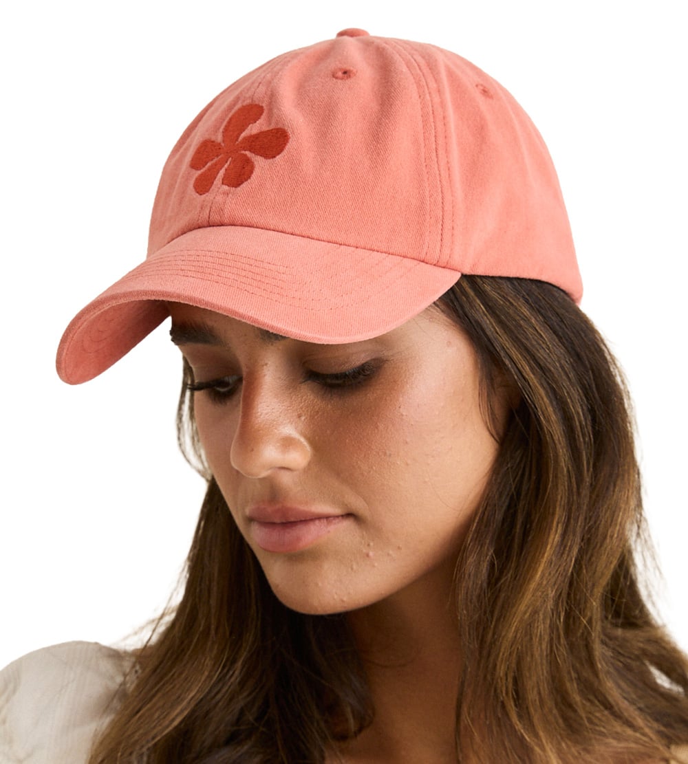 Rhythm Melia Floral Women's Hat - Dusty Red