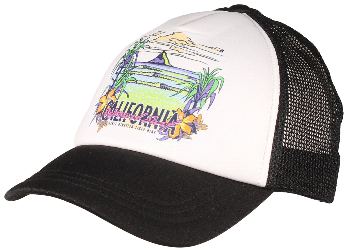 Rip Curl Mixed Yardage Women's Trucker Hat - Cali Washed Black