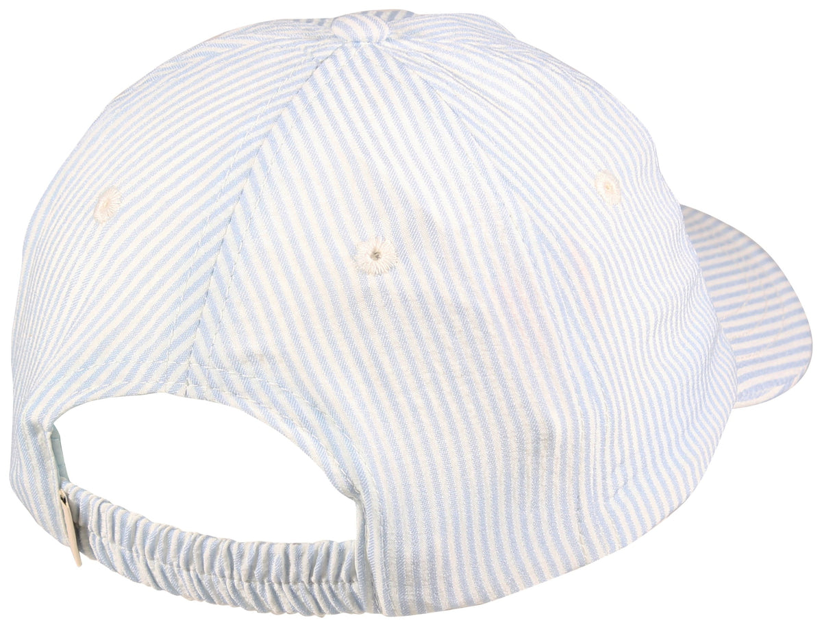 Rip Curl Es Vedra Stripe Women's Hat - Light Blue – back view