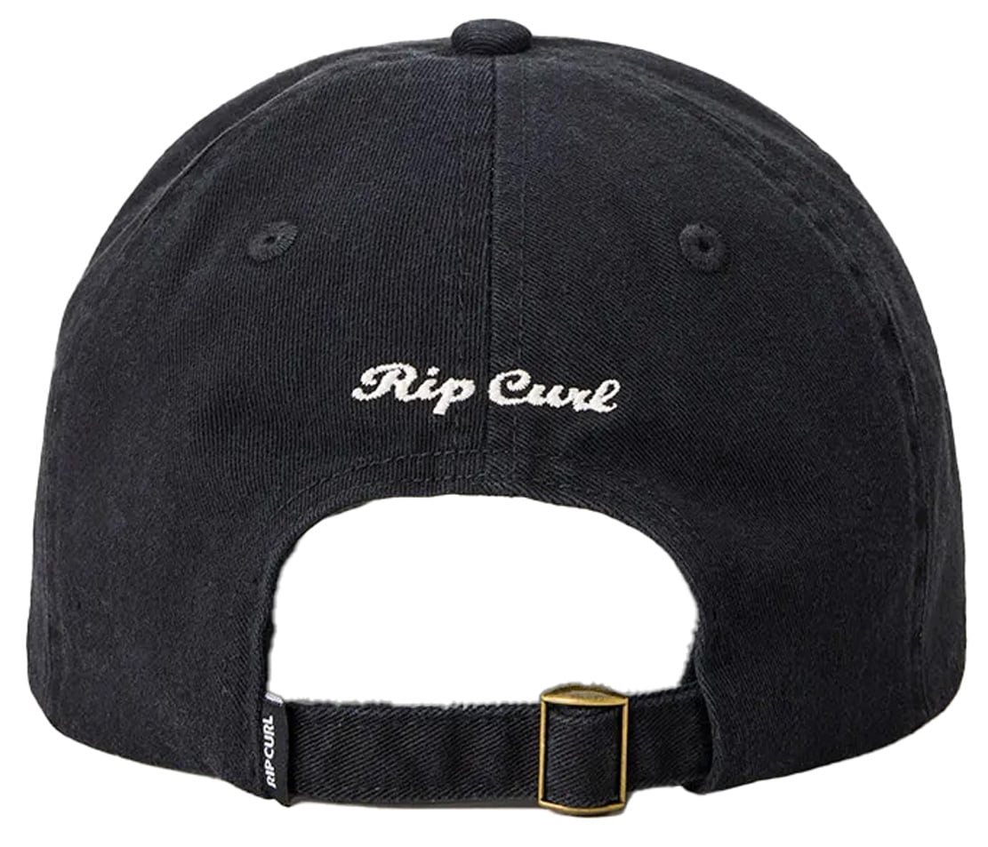 Rip Curl Mixed 6 Panel Women's Hat - Black / White – back view