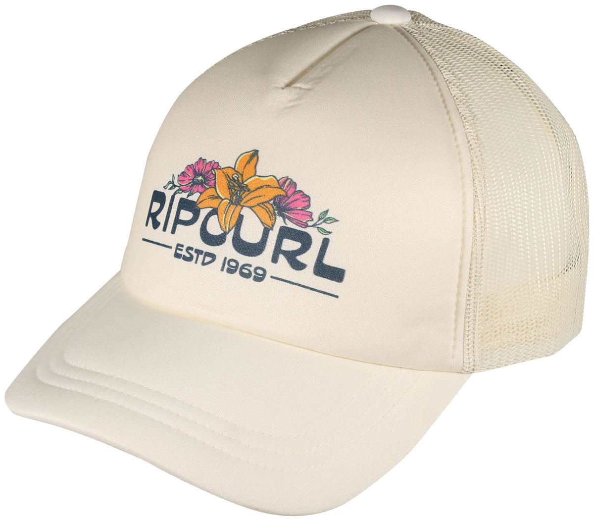 Rip Curl Brighter Sun Desto Women's Trucker Hat - Rip Curl Bone