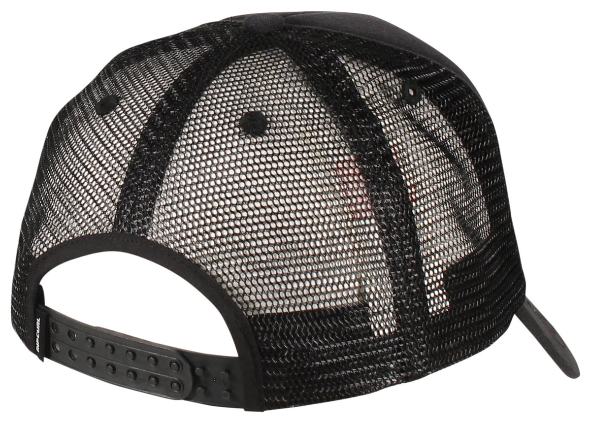 Rip Curl Mixed Revival Women's Trucker Hat - Black – back view