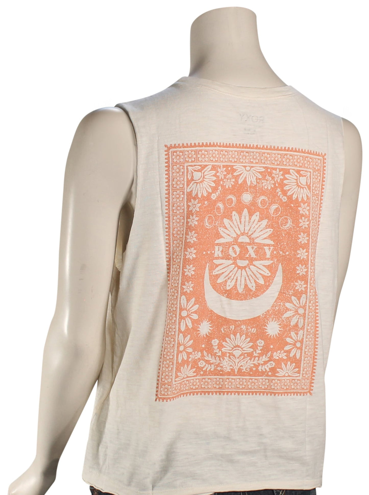 Roxy Paper Moon Tank - Egret – back view