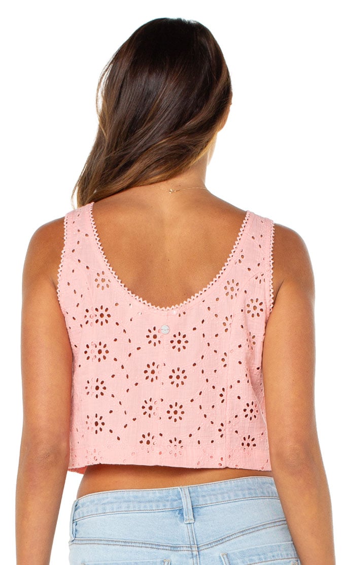 Roxy Kayla Women's Tank - Murex Shell Solid – back view