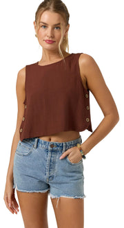 O'Neill Sanders Women's Tank - Coconut Brown