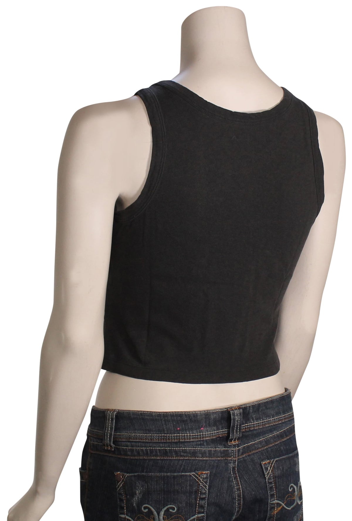 RVCA Paradise Flow Tank - Washed Black – back view