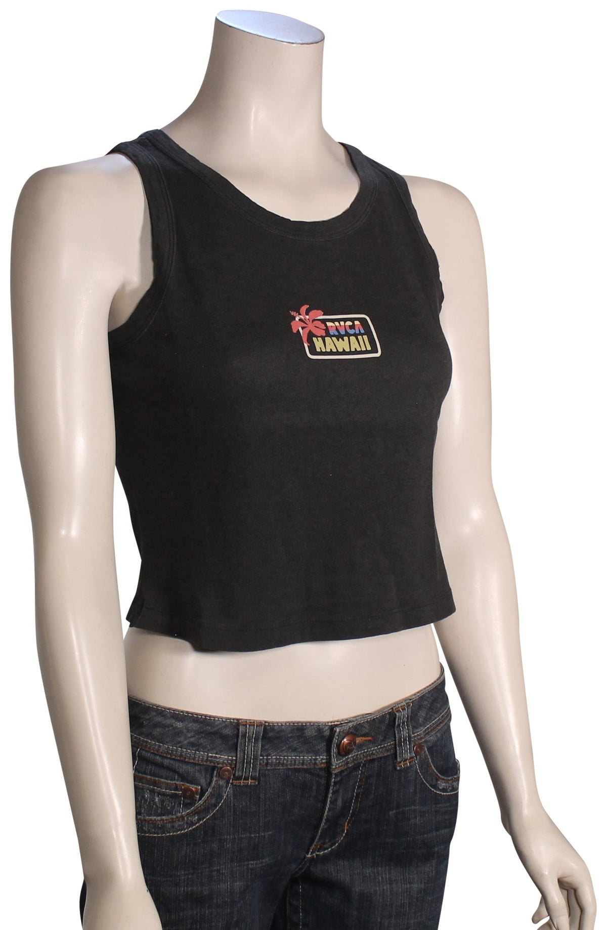 RVCA Paradise Flow Tank - Washed Black