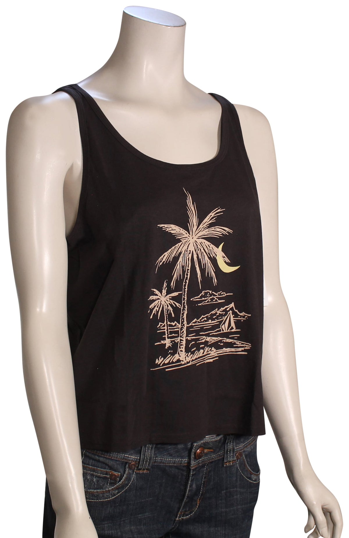 Volcom To The Bank Women's Tank - Vintage Black