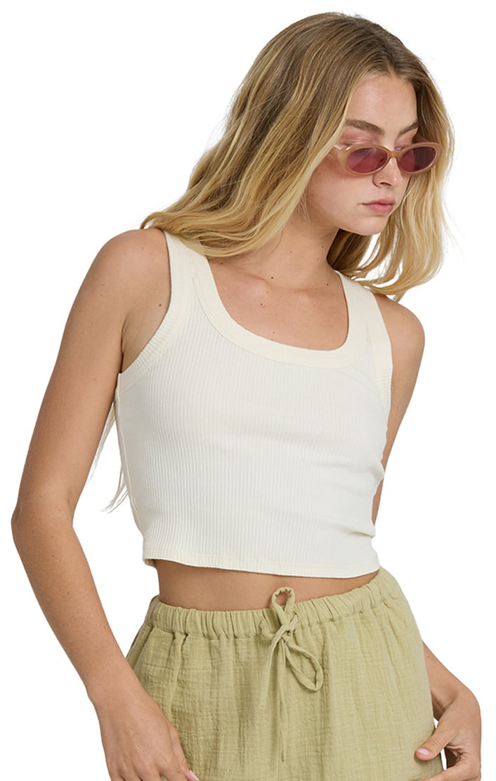 Billabong Rerun Knit Women's Tank - White Cap