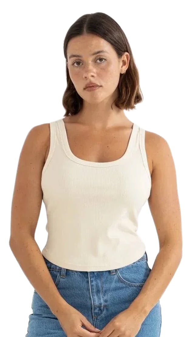 Rhythm Essential Rib Women's Tank - Natural