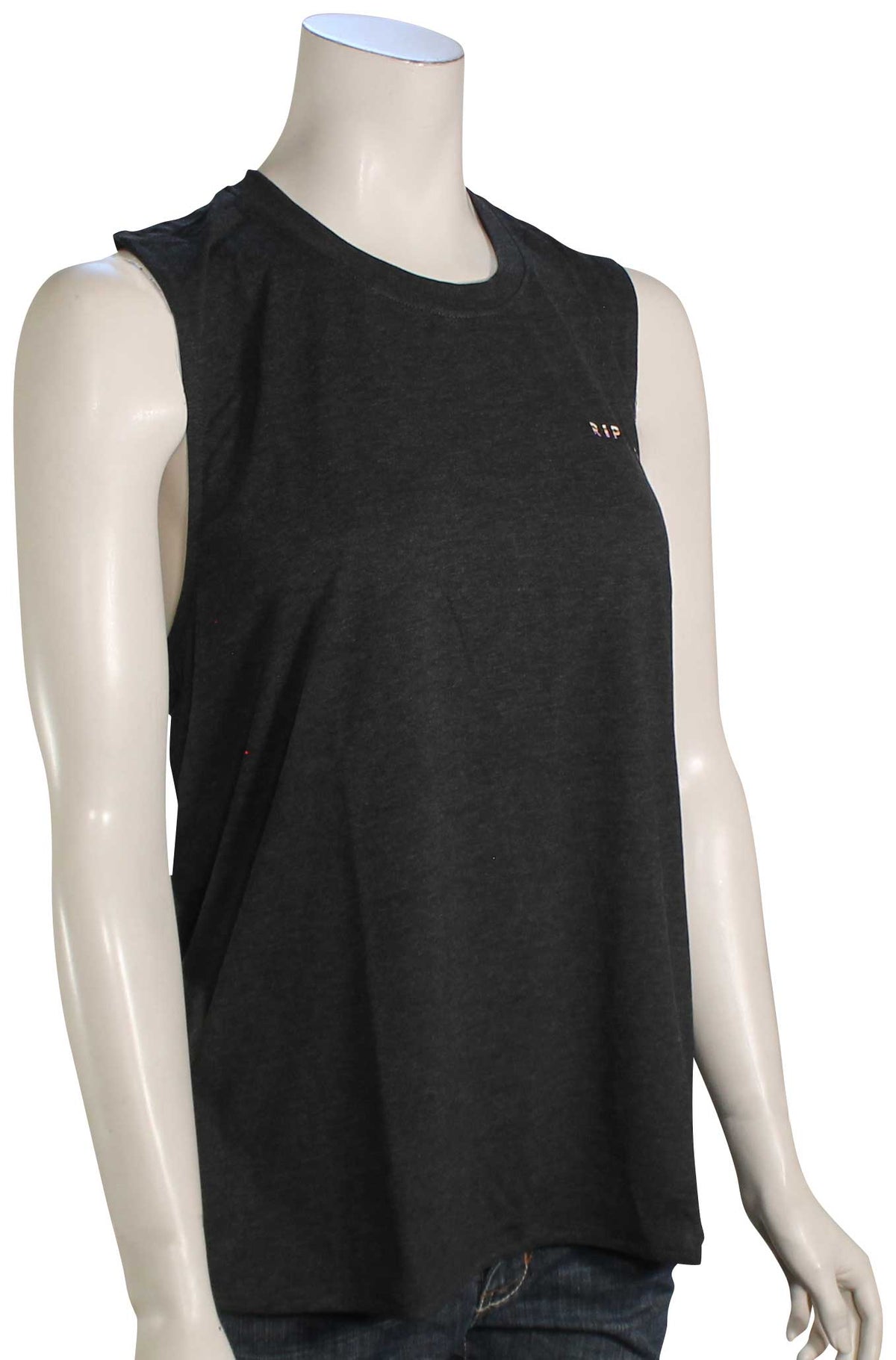 Rip Curl Run Swim Surf Cross Tank - Charcoal Marle