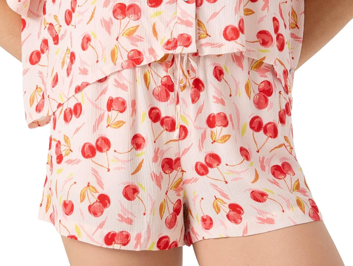 Roxy Cherry On Top Stoke Women's Shorts - Red / Cream