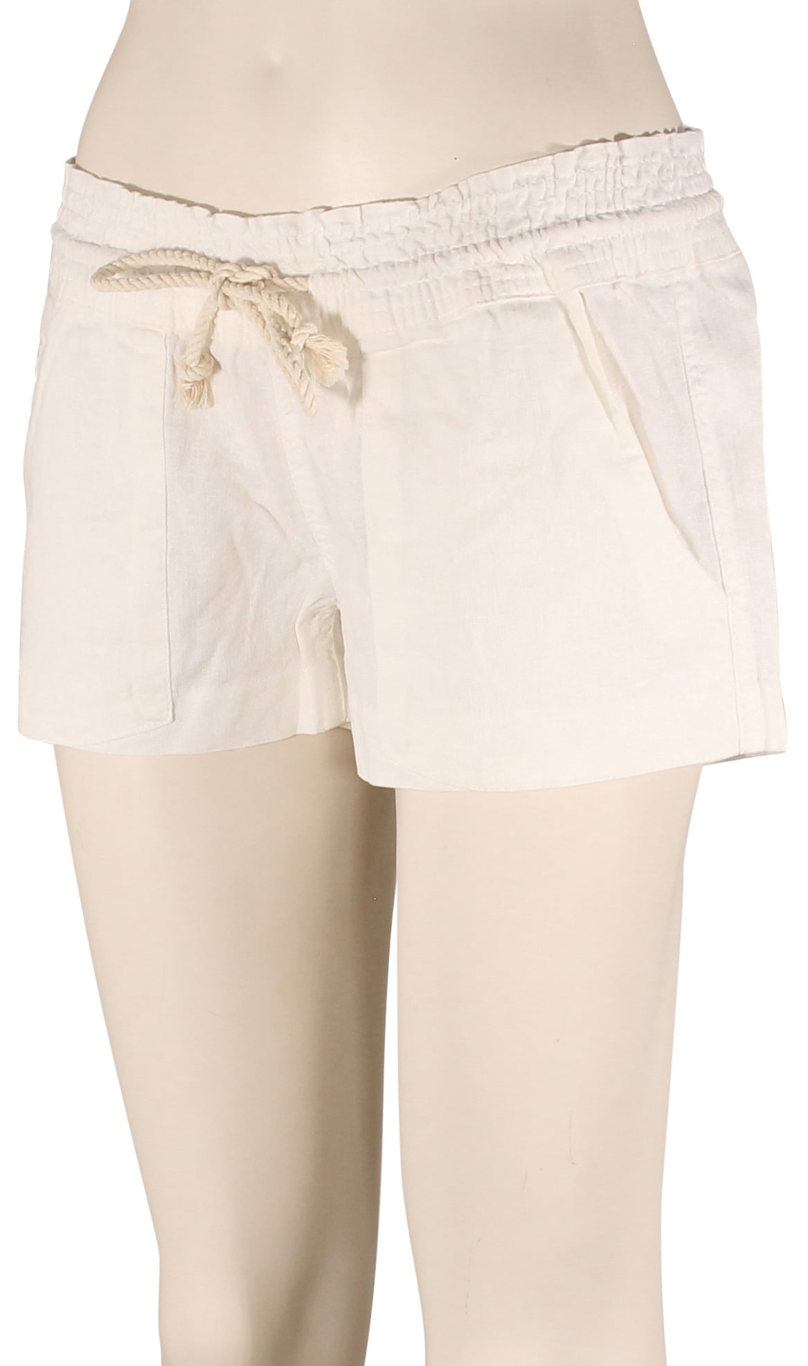 Roxy Oceanside Linen Shorts - Bright White
