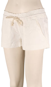 Roxy Oceanside Linen Shorts - Bright White