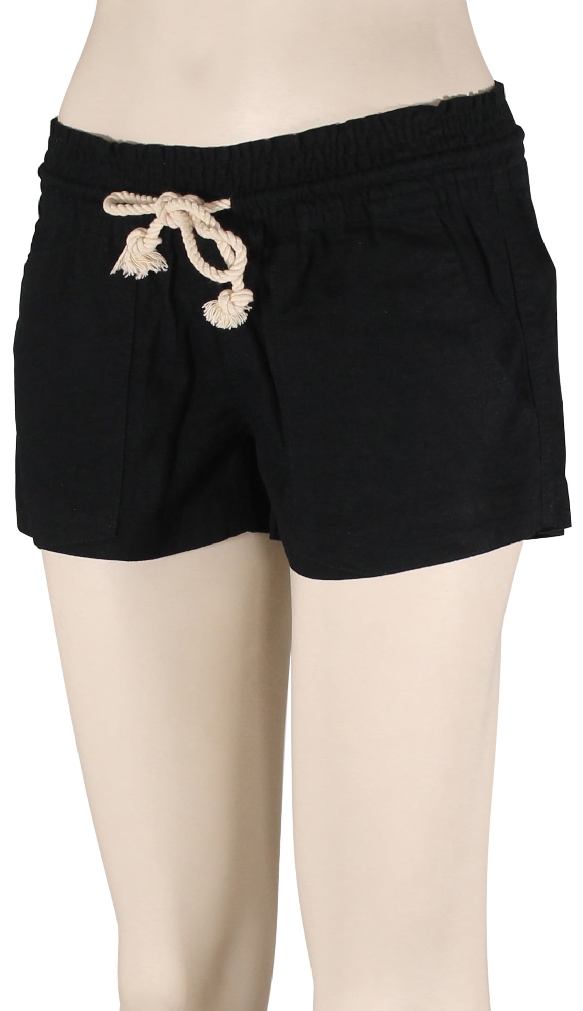 Roxy Oceanside Linen Shorts - Black