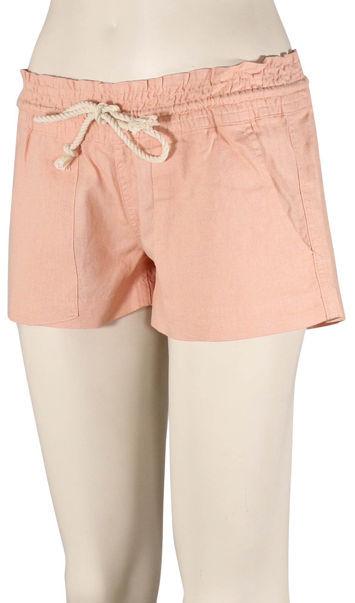 Roxy Oceanside Linen Shorts - Rose Cloud